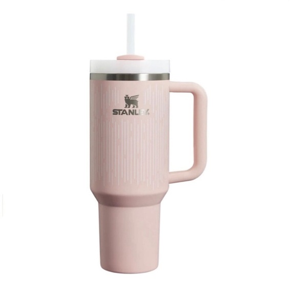 🦋🌙 NWT STANLEY | Quencher H2.0 Flowstate Clean Slate Pink Bloom Rain 40oz - Picture 1 of 7
